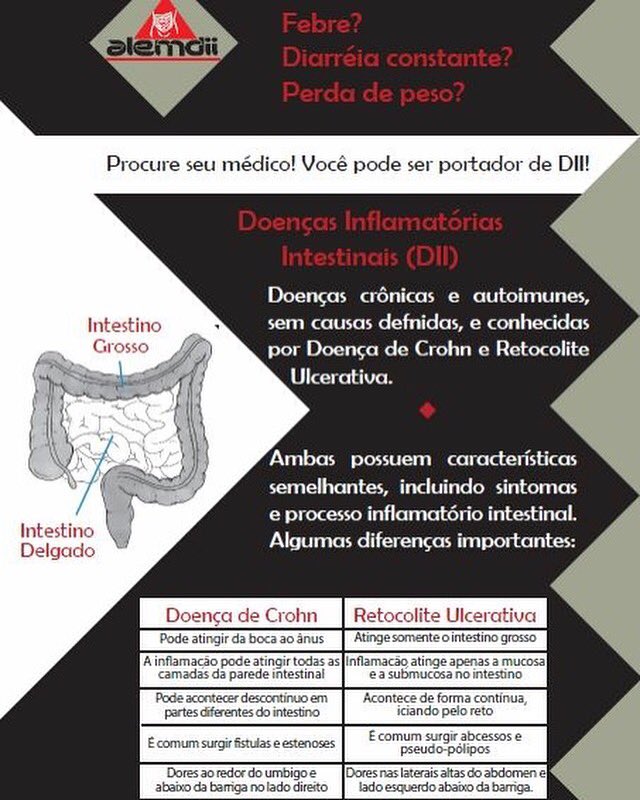 ALEMDIILESTEMG's tweet photo. Panfleto ALEMDII.
#ALEMDII #crohn #DII #crohnsdisease #maioroxo https://t.co/qw5x0JbHRA