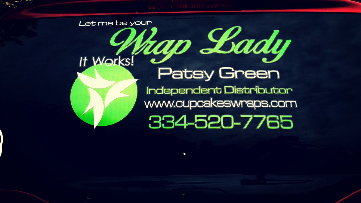 Green2013Patsy's tweet photo. #itworks #thatcrazywrapthing #newjourney #manicmonday #stayathomemom https://t.co/EsdgXf0EnX