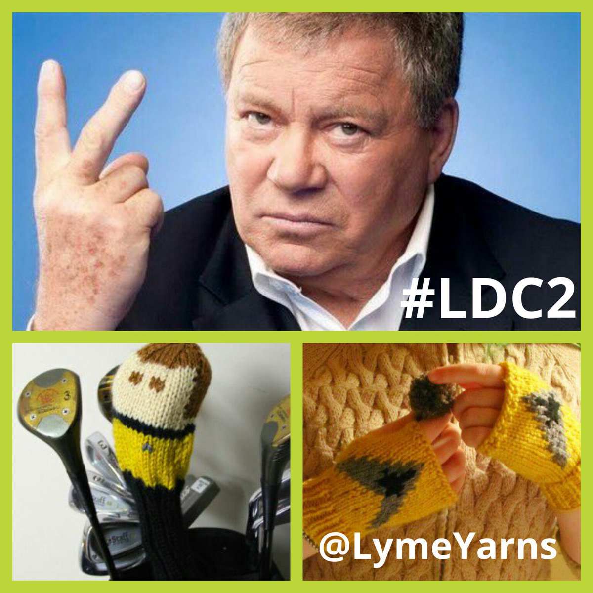 LymeYarns's tweet photo. @FLLymeDisease @LymeChallenge @WilliamShatner
 #YouAlreadyKnow
 Will u make it 2?  
#LDC2 
#lymediseasechallenge https://t.co/8a2GYxXvvs