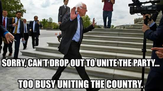 Salty2Sweet's tweet photo. #UniteTheCountry #OneTrueCandidate #TheOnlyCandidate #FeelTheBern #BernieOrBust Absolutely! He can do it! https://t.co/7x8JBNdFmG