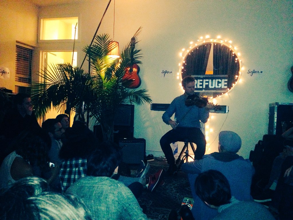 Thank You @SofarNYC <a href="/RefugeRecording/">Refuge Recording</a> for hosting a sweet #sofarsounds evening w me &amp; @morningsiders,  @Elle_Winston
