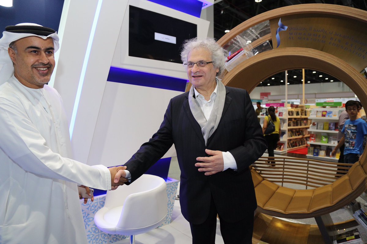 مؤسسة محمد بن راشد آل مكتوم للمعرفة - MBRF (@mbrf_knowledge) on Twitter photo Amin Maalouf visits #MBRF stand at #ADIBF #ReadingYear #uaereads <a href="/ADIBF/">AD Int Book Fair</a> <a href="/Amin__Maalouf/">Amin Maalouf</a> #knowledgechair Amin Maalouf visits #MBRF stand at #ADIBF #ReadingYear #uaereads <a href="/ADIBF/">AD Int Book Fair</a> <a href="/Amin__Maalouf/">Amin Maalouf</a> #knowledgechair