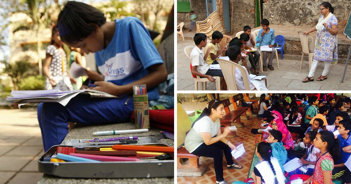thebetterindia's tweet photo. Mumbai NGO Utilizes Public Spaces to Connect Volunteers with Children Who Want to Learn. https://t.co/bkgZAgFpG7 https://t.co/k5LiRe5ukI