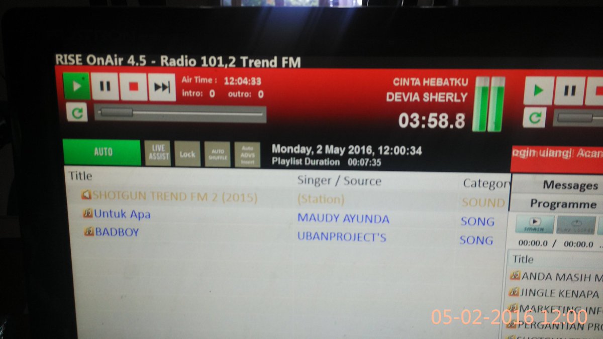 whyimages_'s tweet image. Pemutaran Serentak @deviasherly23 - cinta hebatku cc MD @itsEkapasha stay tuned sobat trend trend1012fm.com