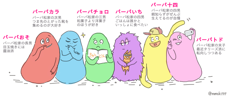 どのバーバがすき? 