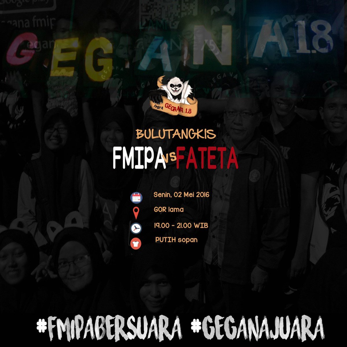 [DAY OF GEGANA] Ditunggu nanti malam ya kawan2 #MIPABERSUARA #GEGANAJUARA