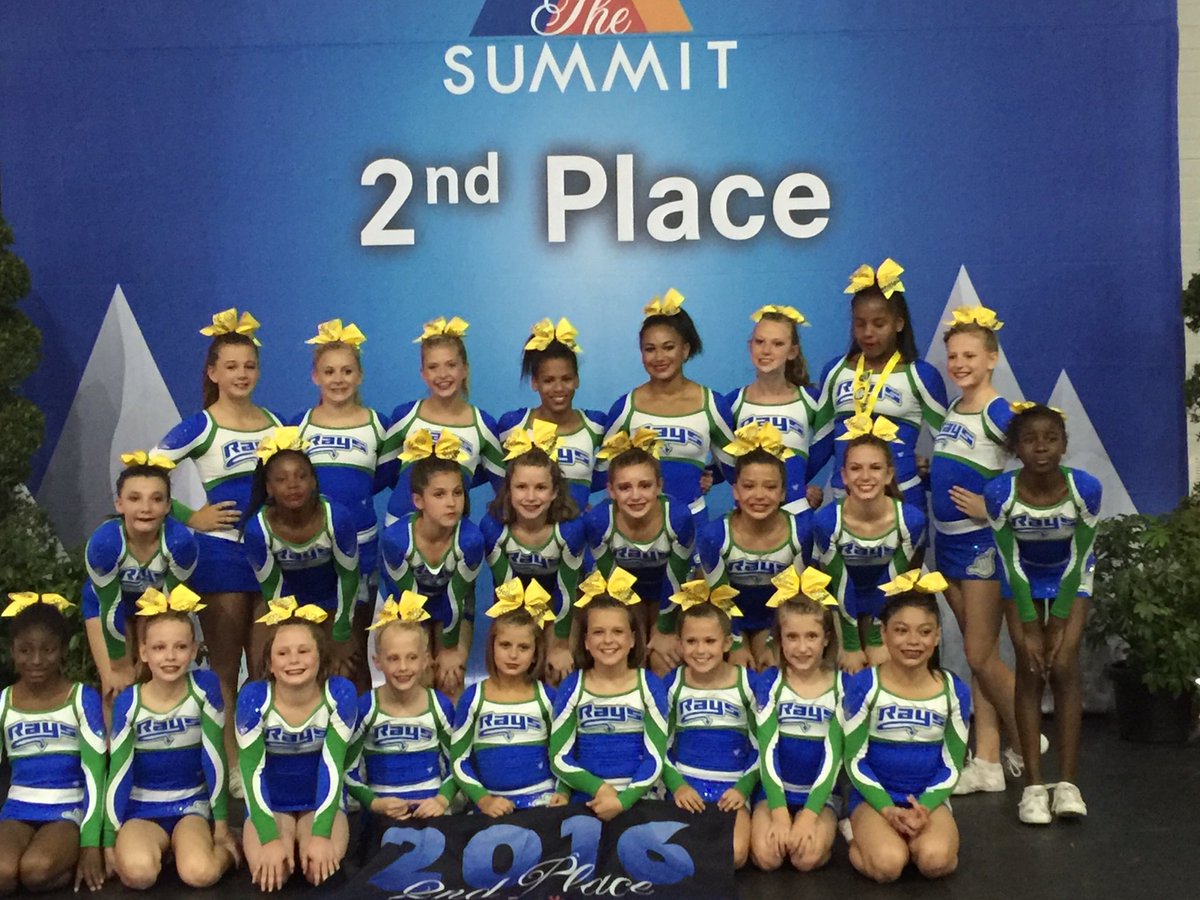artoombs's tweet photo. Stingray Allstars Yellow 2nd Place at SUMMIT!! #blueandgreenmakeyellow @LetsGoRays @Yellow_Rays https://t.co/Z916H1SMVp
