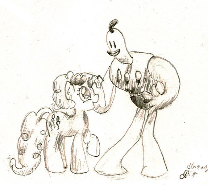 PinkieFanClub's tweet image. #klaymen #pinkiepie #andrealibman #dreamworks #hasbro #crossover #theneverhood #videogames #mlp #mlpfim #mylittlepo…