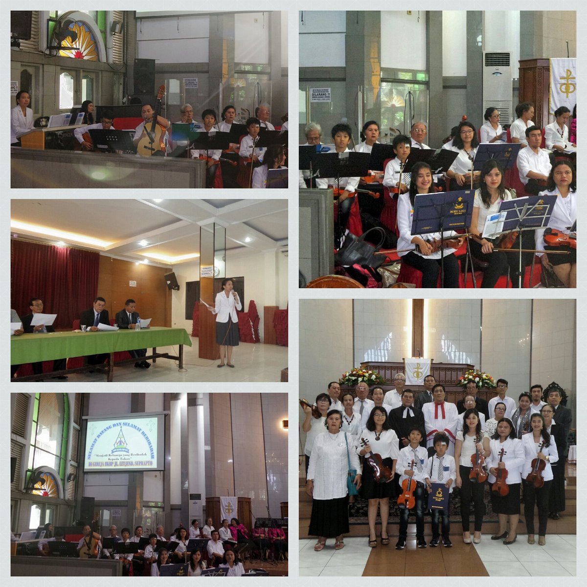 HKBPMusicSchool's tweet photo. Praktek Pelayanan Musik Ibadah oleh siswa-i Sekolah Musik Gereja HKBP &amp; Orchestra DKI @ HKBP Soeprapto, Minggu 24/4 https://t.co/LGOImztGvo