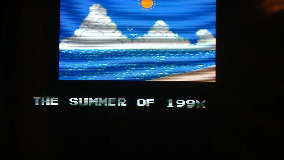 Playing an NES classic 'Clash at Demonhead' and this is the intro.. Reminded me- gonna be a good summer for Smash64