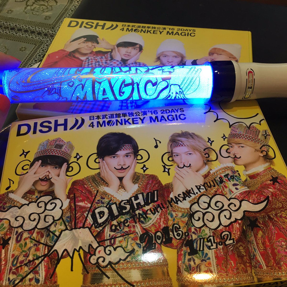 tttmmm27's tweet photo. ちょっと遅くですけど、やっともらった😂
たくさん思い出✨✨✨
#4MonkeyMagic https://t.co/kEMnkf0DcK