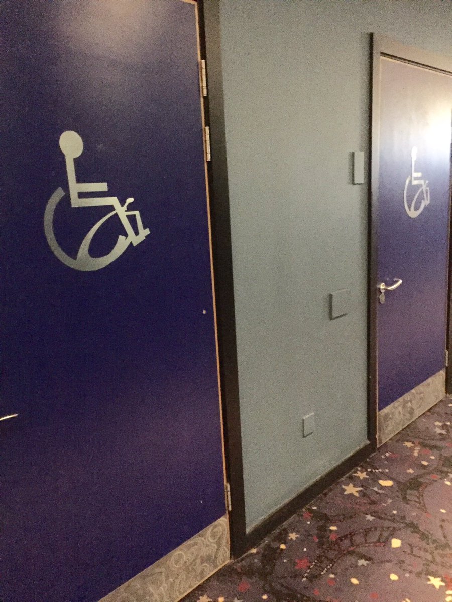 bucksamandy's tweet image. #reasonableadjustment @CinewrldCrawley 2 groundfloor disabled loos knockinto1 Gotta #changingplace #spacetochange