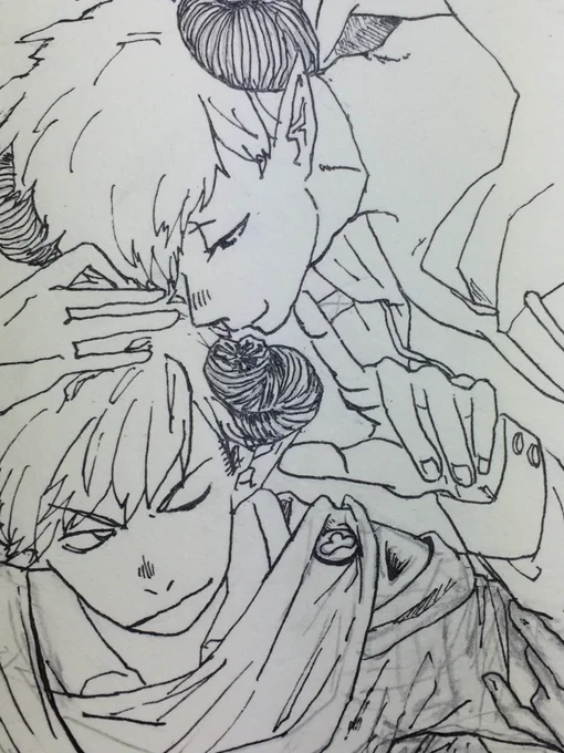 @morumossoi7 おい!今までで1番ちゃんと描いてるぞ!!
そして乾かないインク 