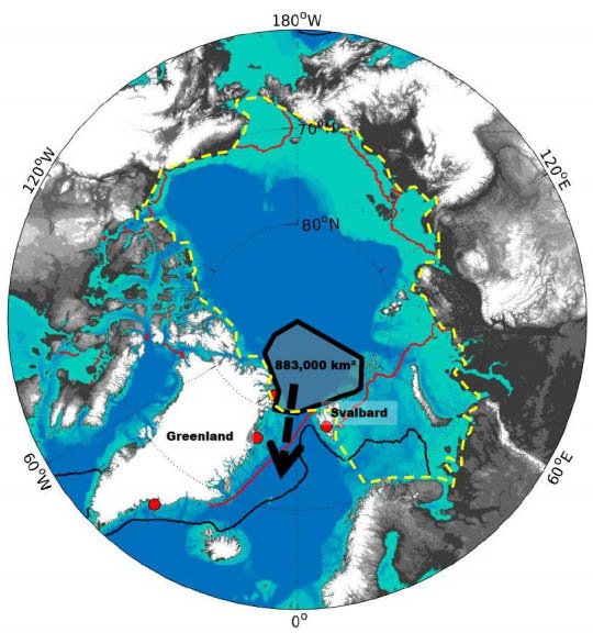 CliC_WCRP's tweet image. New Paper: #FramStrait export #variability and #Arctic #seaice extent over last 80 years. bit.ly/1WClsZm