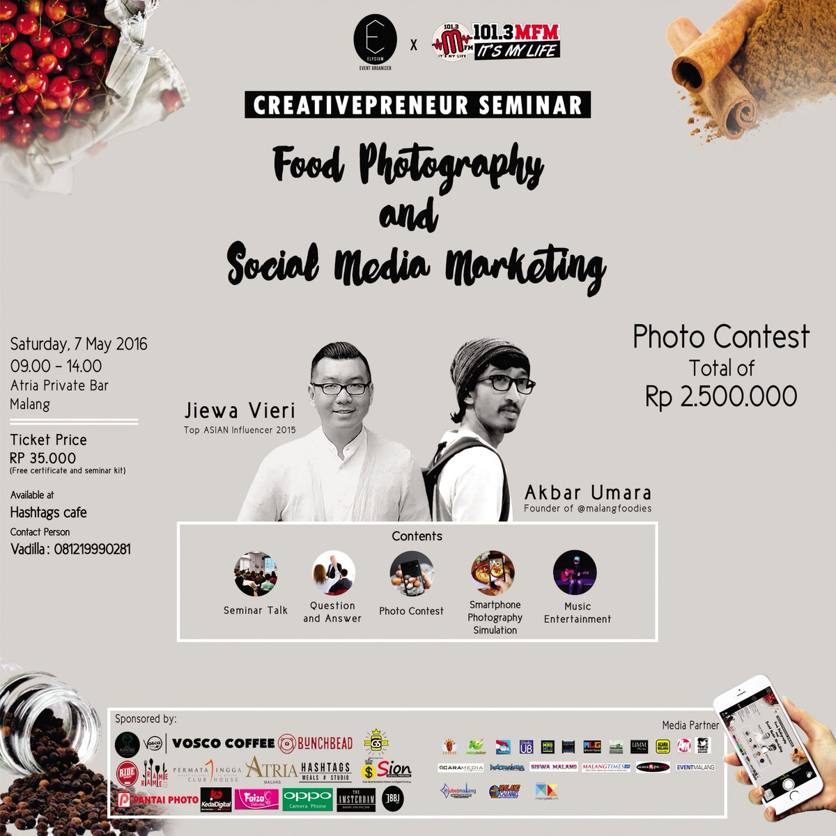Trick &amp; tips Food Photography + Socmed Marketing! #ad  cc : <a href="/mahasiswamlg/">Mahasiswa ½ Malang</a> <a href="/acaraapa_com/">acaraapaDotcom</a> <a href="/AcaraMahasiswa/">IG & Tiktok: AcaraMahasiswa</a> <a href="/eventmalang/">Event Malang</a>
