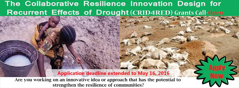 ekahat1's tweet photo. @AfricaResilient #CRID4RED Grants Application Deadline extended to May16. Apply https://t.co/MRmL8oGNju @MakerereU https://t.co/3JabobKEHc