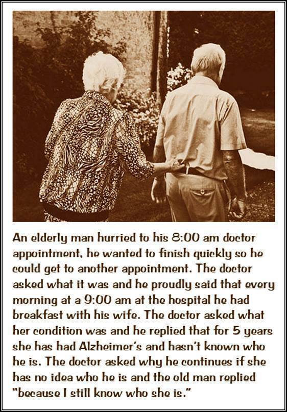 RJSzczerba's tweet photo. "... because I still know who she is" #Alzheimers https://t.co/3bfsu2g6J9