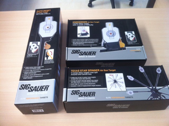 ¡Nuevas dianas SIG SAUER ASP! Modelos Spinner, KnockDown y AutoReset Infórmate en tu armería goo.gl/6gsY9n