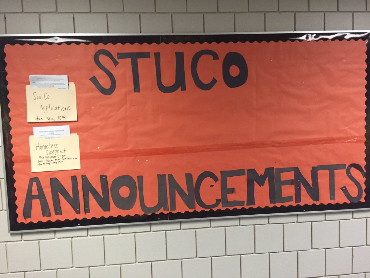 Come pick up applications and permission slips for homeless sleep out!