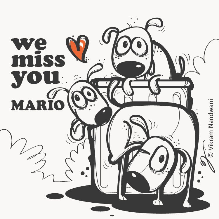 Small tribute to the great #MariodeMiranda, one of India's most amazing and most loved cartoonist!