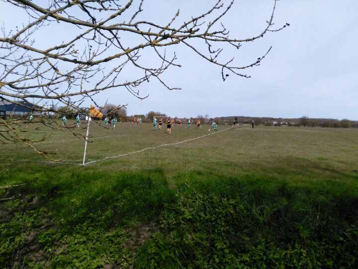 ActonCricket's tweet photo. A great weekend for cricket but not for #ActonCC - Hartest pitch under water but ok for footy :( #waterlogged https://t.co/hYX0Lais8j