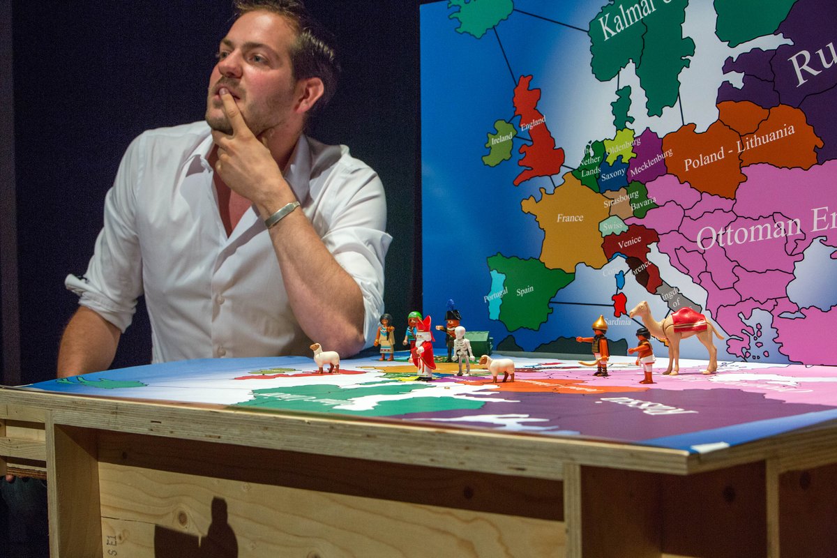 zuidelijktoneel's tweet photo. Yes! De Man door Europa @LucasDeMan1 is geselecteerd voor @theaterfestival. Wat een eer en fijn nieuws. 3werf hoera. https://t.co/6EaFF6H4el