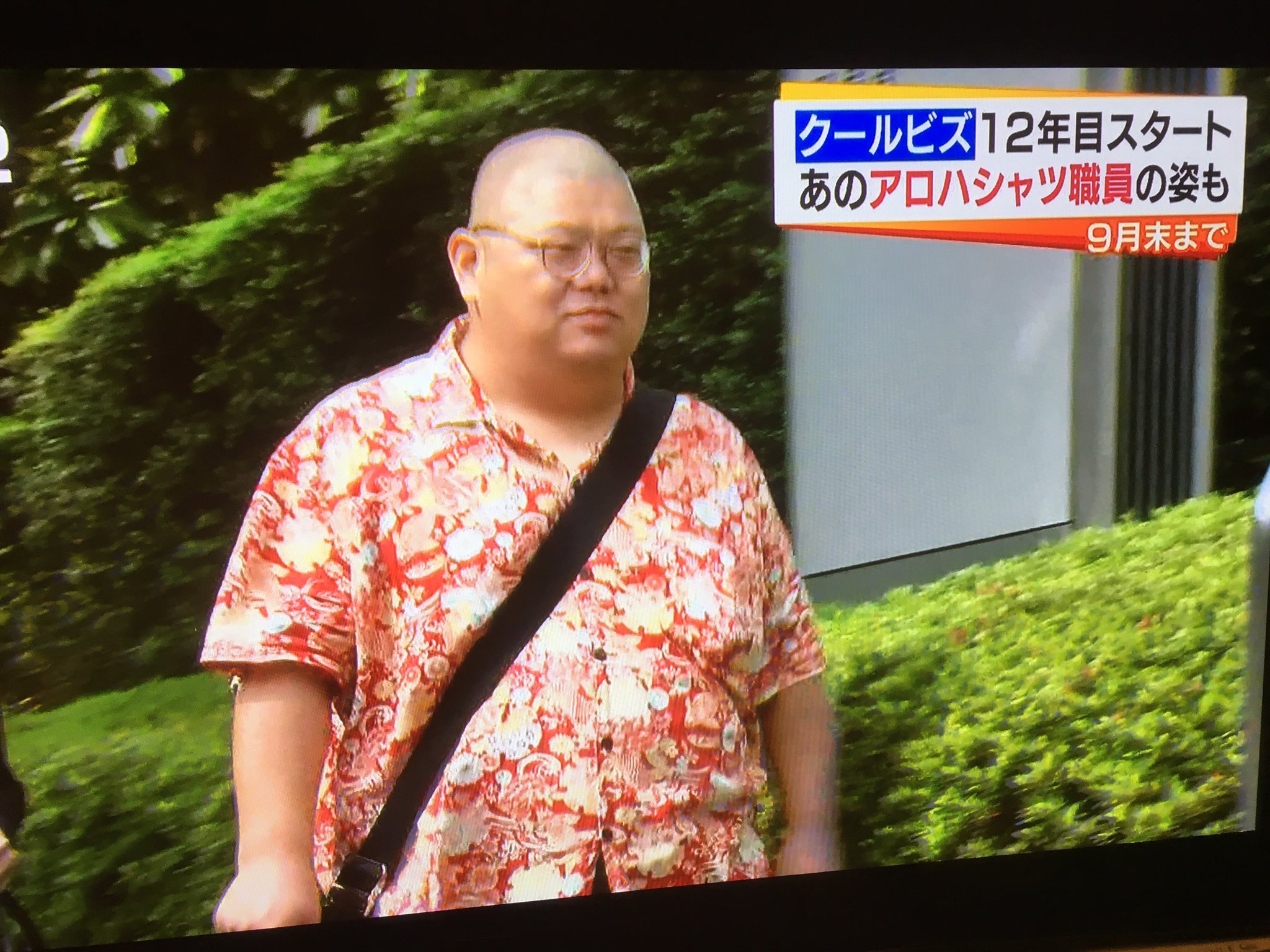 まちゃ うおおお いまテレビ見てたら懐かしい人が やっぱりアロハ似合うなオイ 関連リンク 画像あり クールビズ を推進する環境省職員に まず痩せろ との声 暇人 O 速報 T Co 5szsz5iy3j T Co Vjf4wkmijp Twitter