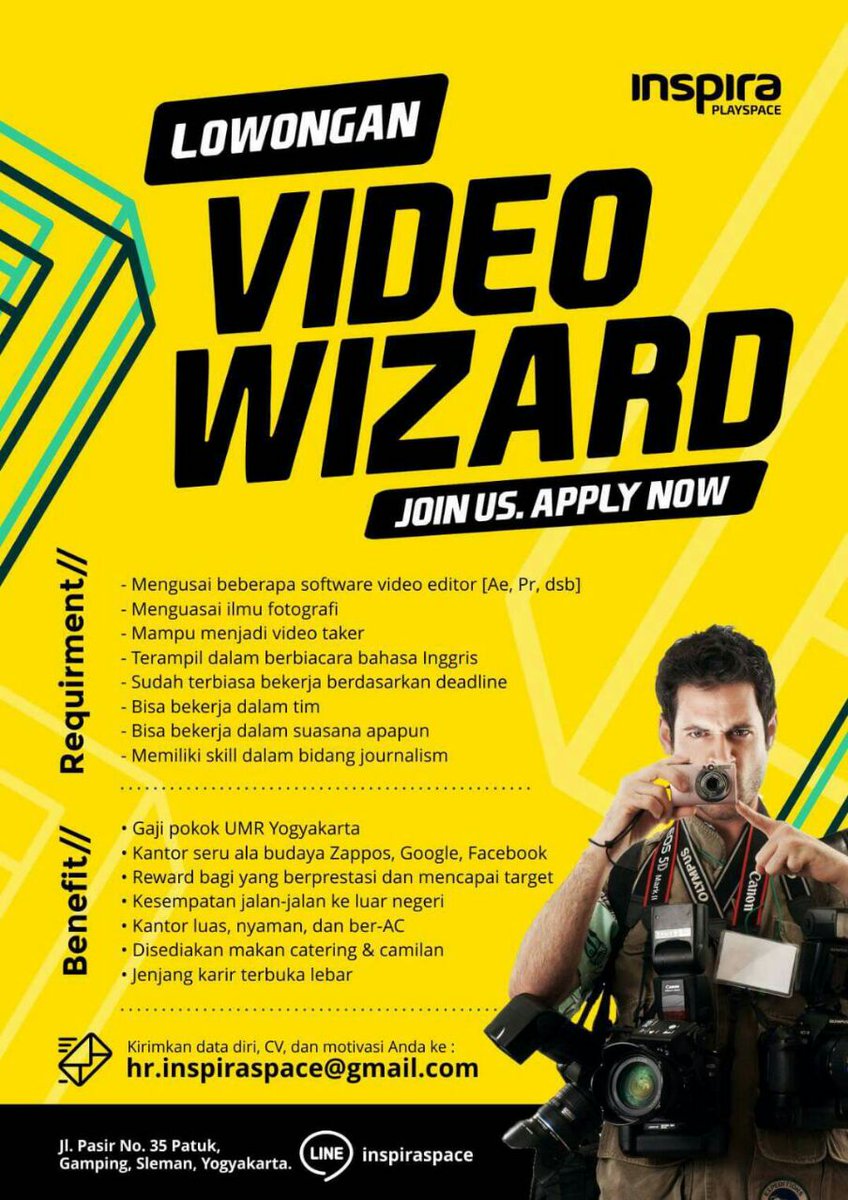 qistis's tweet photo. #jogjalowker @JogjaUpdate video wizard | fulltime | laki laki ,perempuan, S1 | maks 26th | hr.inspiraspace@gmail.com https://t.co/LbMBkj4jbe