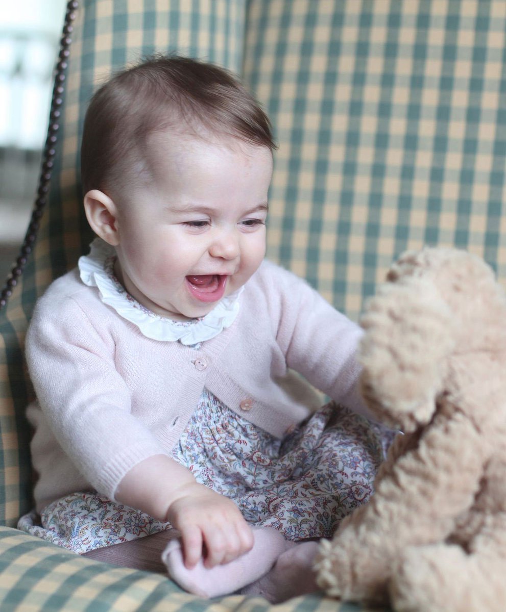 #PrincessCharlotte turns one today. Thank you for all of your birthday wishes