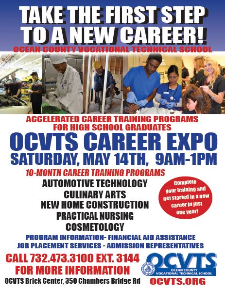 OCVTS's tweet photo. OCVTS Career Expo 05.14.16 #wearetr #tomsriveronline #tomsriverpatch #brickpatch More Info: https://t.co/iLrYQtAGMn https://t.co/QwY5LLIy09