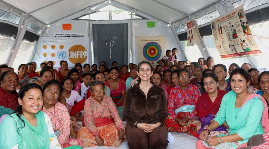 UNFPANepal's tweet photo. Our Goodwill Ambassador #ManishaKoirala is sharing her life experience in Kathmandu tomorrow https://t.co/1uUUgIOy42 https://t.co/q6tVSoPAxR