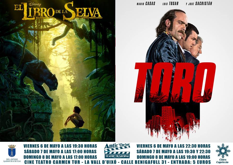 CaprichoVisual's tweet image. El 6, 7 y 8 de mayo no te pierdas "El Libro de la Selva" y "TORO" en La Vall D'Uixó. ¡Te esperamos! @ajlavallduixo