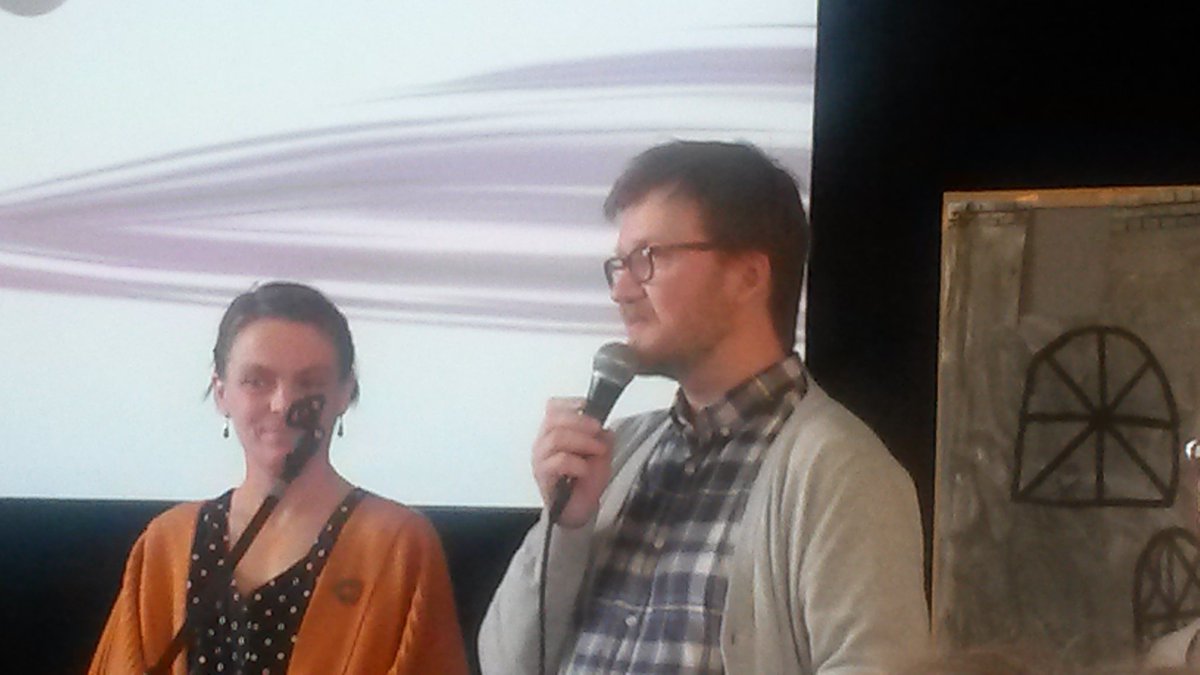 torunelgeback's tweet photo. Theresia Knevel och Johannes Huss läser upp antigoneprisets syfte. #ljufhsk https://t.co/X8YqFkzwi1