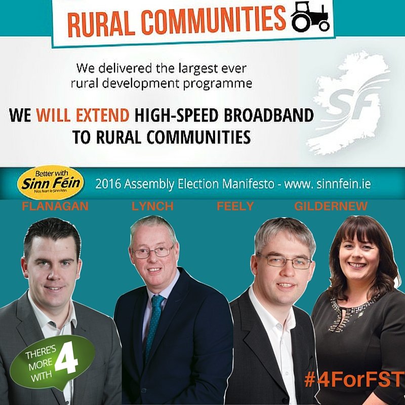 FermanaghSF's tweet photo. .@sinnfeinireland &amp; FST reps have delievered - &amp; will continue to deliver - for rural communities. #4forFST #ae16 https://t.co/NDc513OgS6