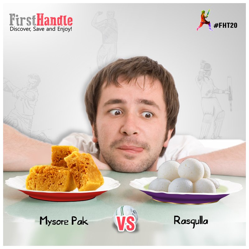 FirstHandleApp's tweet photo. Namma Bengaluru!
Tell us which of these will taste the sweetest at the end of the match? #FHT20 #RCBvsKKR https://t.co/rrB2aPPXm4