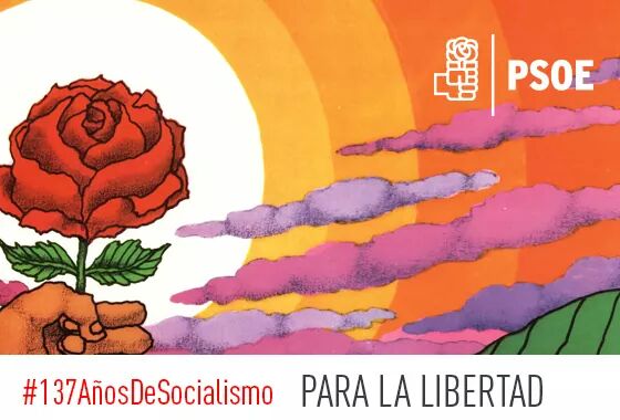 PSOEPinosPuente's tweet photo. #137AnosDeSocialismo 
¡Felicidades a todos los Socialistas! https://t.co/gJVSoSWAWA