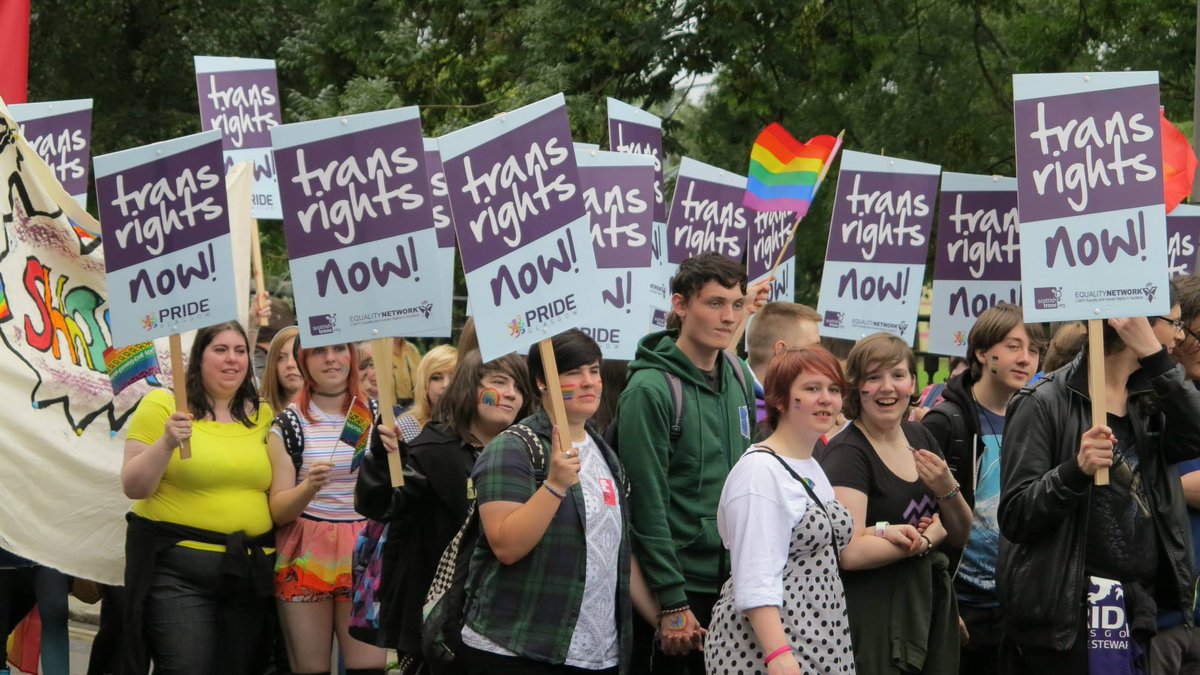 LGBTIScotland's tweet photo. All the main parties promise in manifestos to review/reform gender recognition law. Details: https://t.co/PsB9r5x5G0 https://t.co/M6CXtS3aAg