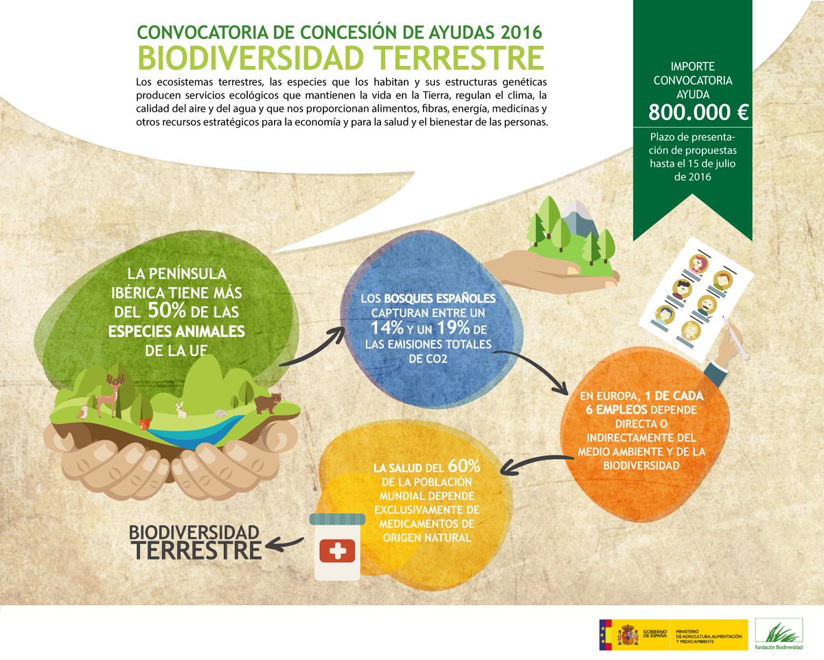 FBiodiversidad's tweet photo. Concesión de ayudas para actividades en el ámbito de la #biodiversidad terrestre ➜ https://t.co/0w5L8kFkUe https://t.co/nwRrsurQJF