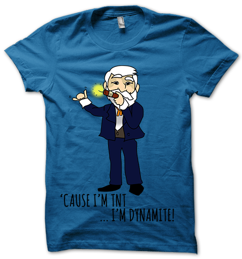 teecommerce's tweet photo. #nobel #price #genius #dynamite #funny #tshirt #MASHUP #TNT #ACDC @TeePublic https://t.co/mIBqgLotuo https://t.co/F5Q2EVLSzj