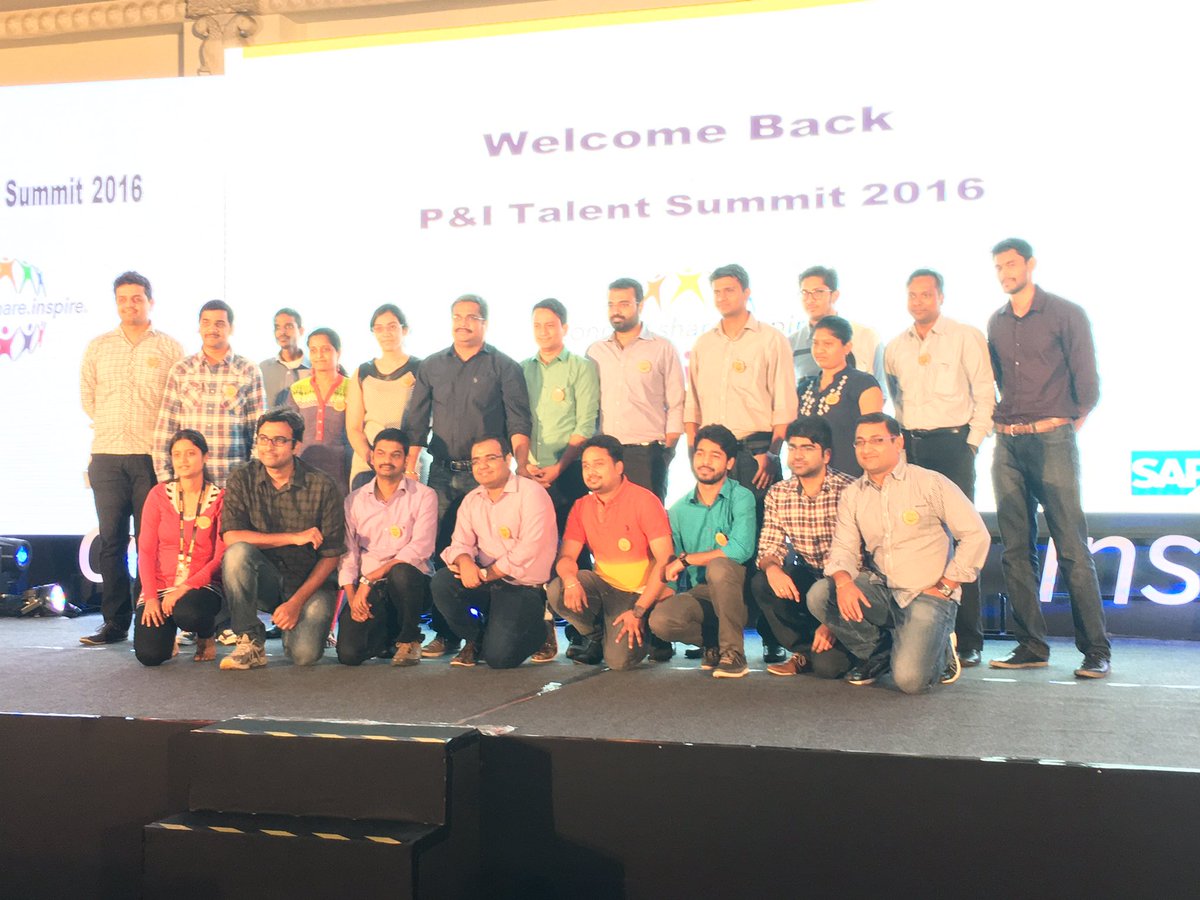 DinuNanjappa's tweet photo. These are the Top Talents who are working on best solutions for the real social issues. #SAPTalent @dilipkhandelwa https://t.co/rG0KwInySR