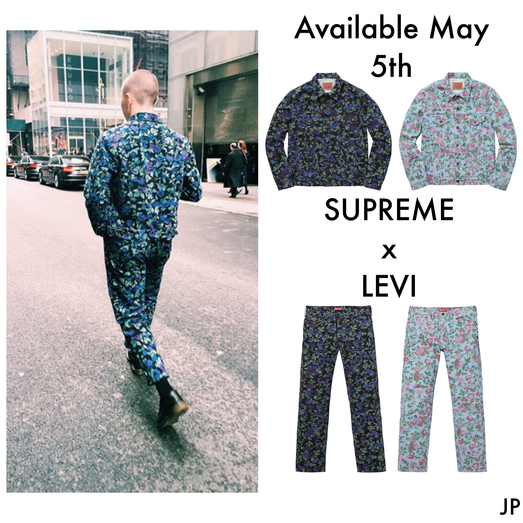 DropsByJay on X: Supreme/Louis Vuitton Denim Trucker Jacket Via @Drake   / X