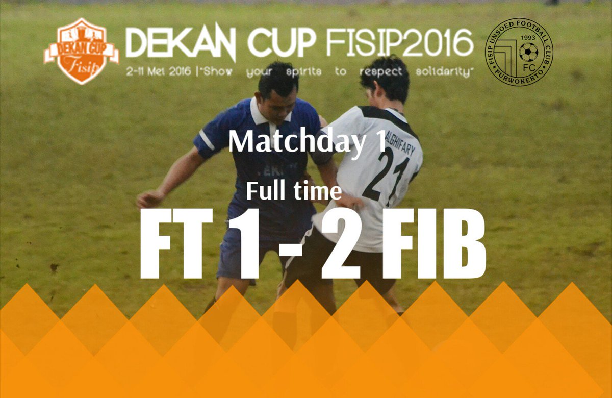 Full time: Fakultas Teknik 1 - 2 Fakultas Ilmu Budaya. Sampai jumpa besok 😊