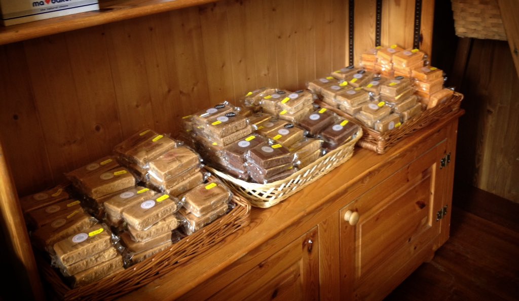 Happy to have lots &amp; lots of lovely <a href="/ochilfudge/">Ochil Fudge</a> back on the shelves 😊