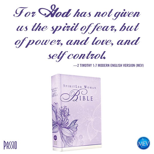 MEVBible's tweet photo. For God has not given us a spirit of fear... https://t.co/i96LSRpWzT #MEVBible #women #bible https://t.co/mPAr8wnR4e