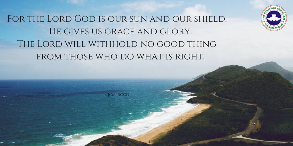 Jcm_rccg's tweet photo. Please spend some time to meditate on the anchor scripture for this month of #NewGraceAndGlory Psalm84:11 #JCMBites https://t.co/ifcYUXpQSj