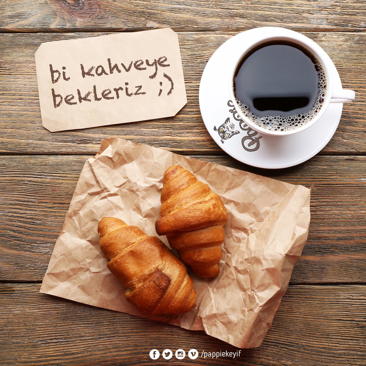 Haftaya süper başlamak için bi kahveye bekleriz.. #pappiekeyif #pazartesi #kahve