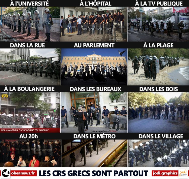 Les CRS grecs étaient partout pour faire passer l'austérité.

Cela vous parait familier ?

okeanews.fr/20141017-les-c…