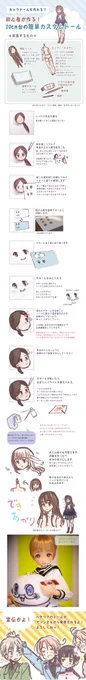 日丸屋が初心者向けの作り方をまとめてみたそうです。
ぜひご覧下さい。
【キャラドールも作れる?】初心者が作る!20cm台の簡単カスタムドール #ドール 