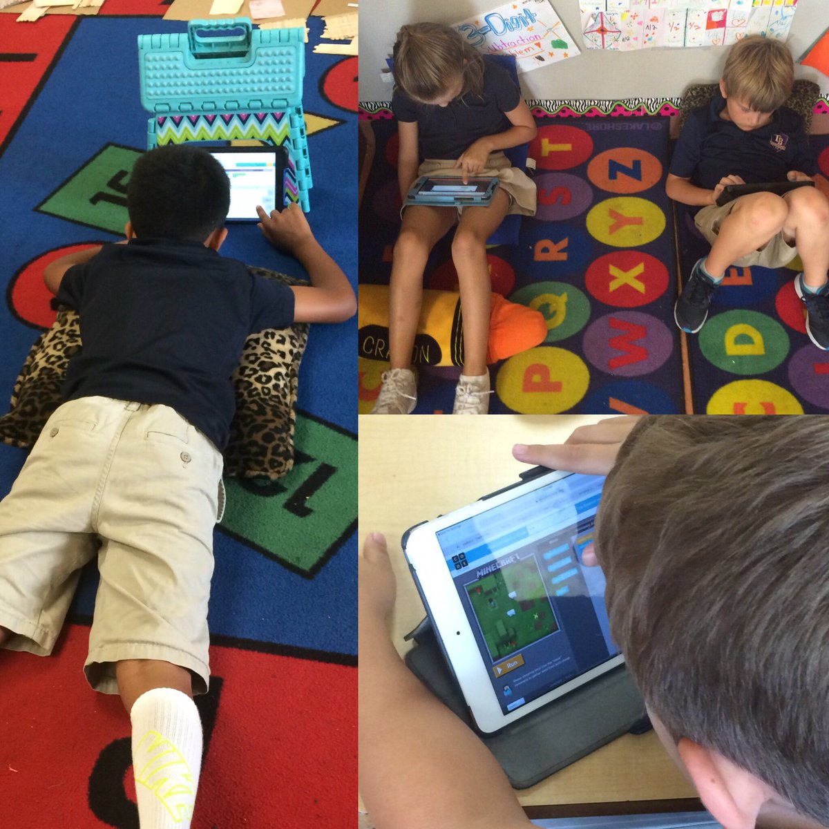 HollandEdTech's tweet image. Kids are beginning a #CodingMonday group! Week one, games to gain knowledge! Week 2, apply by unplugging! #teachTBK8