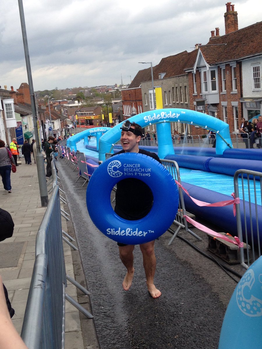 RossWishart's tweet photo. #Sliderider You still donate to the kids & teens arm of Cancer Research UK by texting 'AMSR82 ยฃ1' to 70070 @CR_UK https://t.co/7wakaatoXA